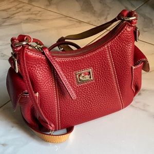 Dooney burke red crossbody bag
